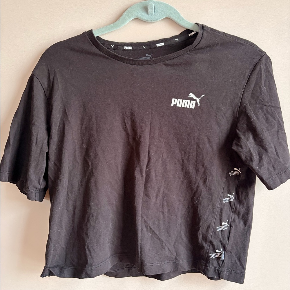 Puma Women's Black Short Sleeve Tee